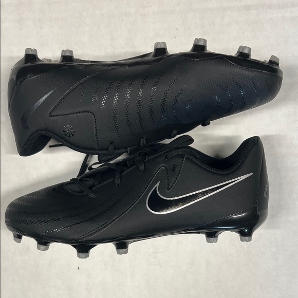 Nike Phantom GX 2 Academy Firm Ground Cleats - Black - Youth Size 6 - Picture 5 of 10